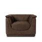 Santino Swivel Chair - Nubuck Cigar
