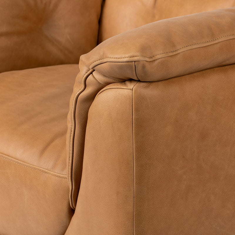 Santino Swivel Chair - Palermo Cognac