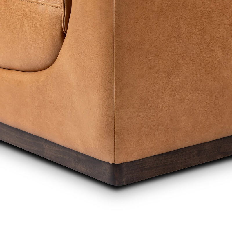 Santino Swivel Chair - Palermo Cognac