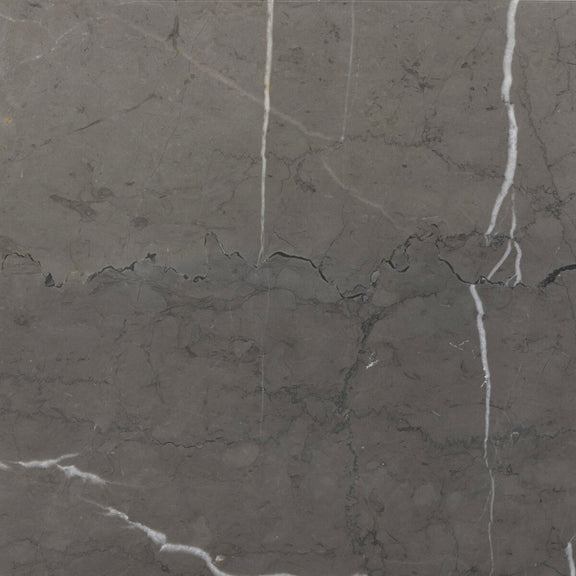 Ellric Pedestal - Grey Italian Marble