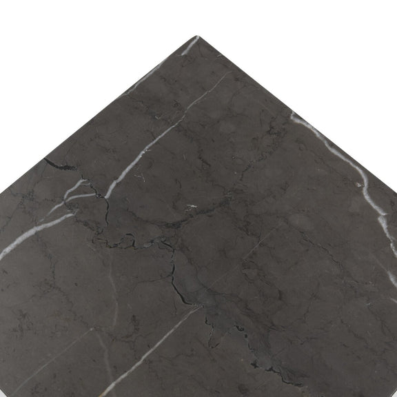 Ellric Pedestal - Grey Italian Marble