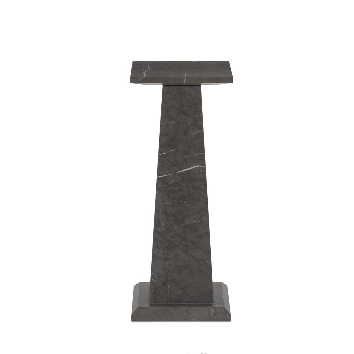 Ellric Pedestal - Grey Italian Marble