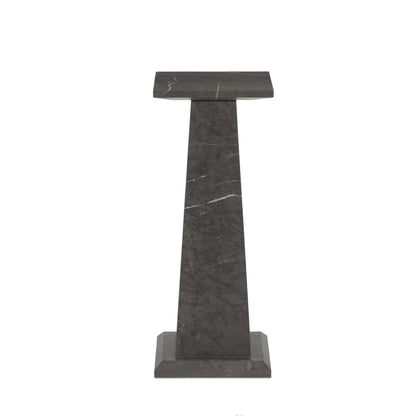 Ellric Pedestal - Grey Italian Marble