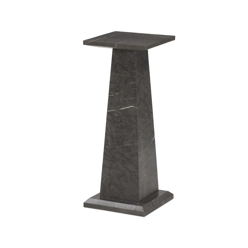Ellric Pedestal - Grey Italian Marble
