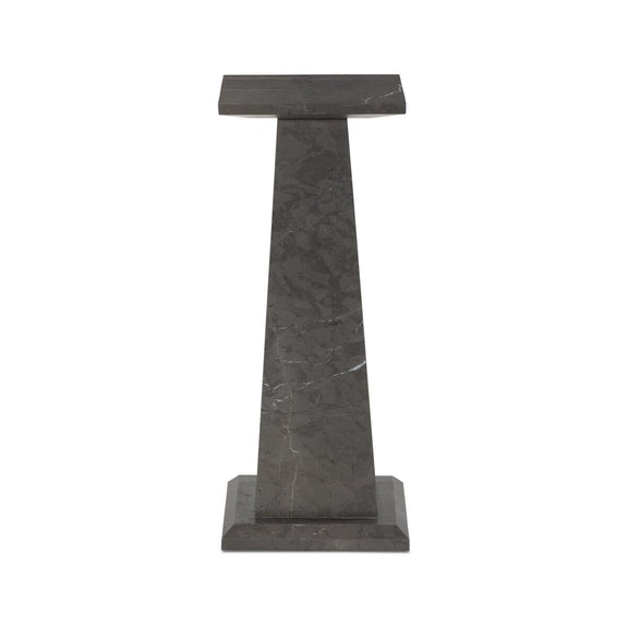 Ellric Pedestal - Grey Italian Marble
