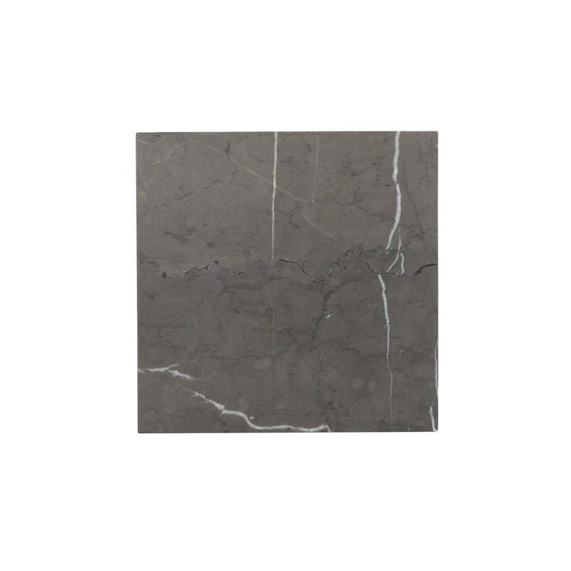 Ellric Pedestal - Grey Italian Marble
