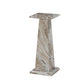 Ellric Pedestal - Beige Marble