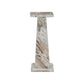 Ellric Pedestal - Beige Marble
