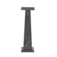 Ellric Pedestal - Grey Italian Marble