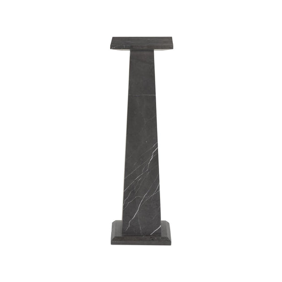 Ellric Pedestal - Grey Italian Marble