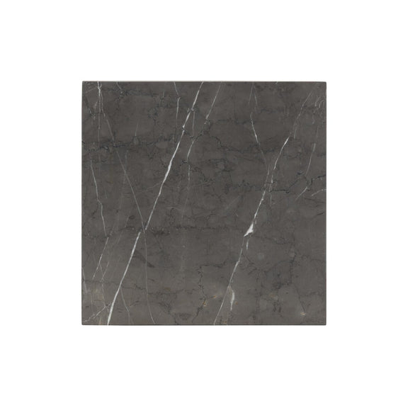 Ellric Pedestal - Grey Italian Marble