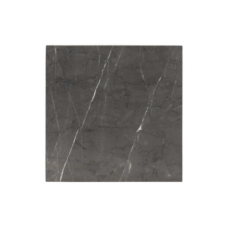 Ellric Pedestal - Grey Italian Marble
