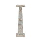 Ellric Pedestal - Beige Marble