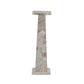 Ellric Pedestal - Beige Marble