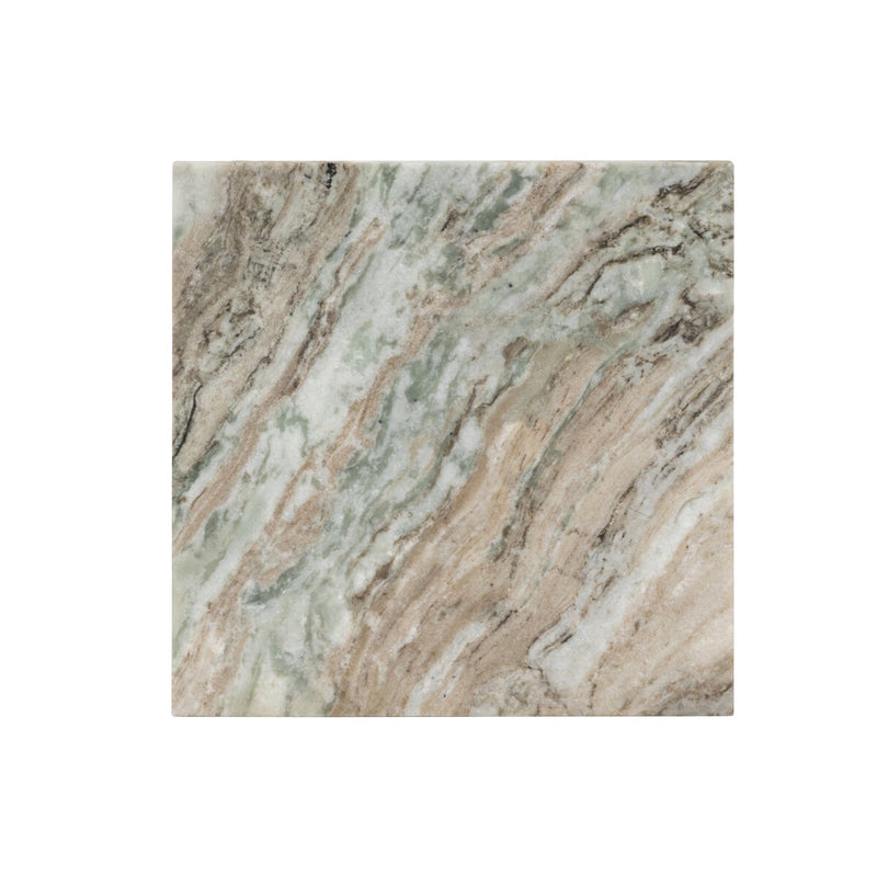 Ellric Pedestal - Beige Marble