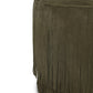 Rooney Ottoman - Nubuck Olive