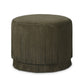 Rooney Ottoman - Nubuck Olive