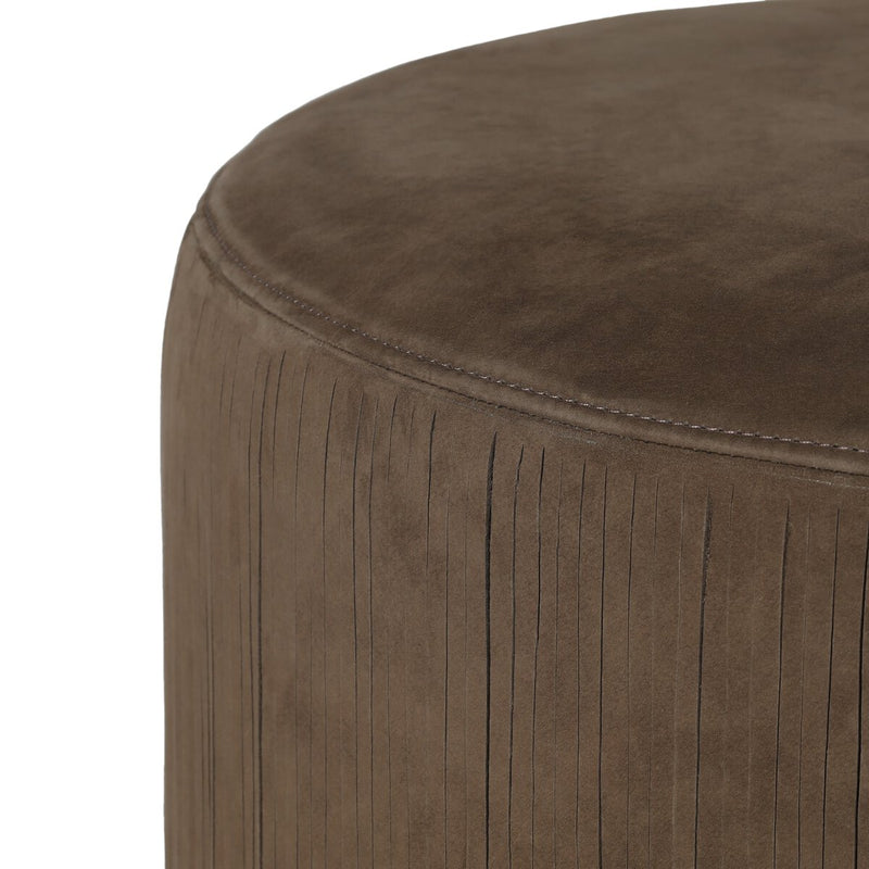 Rooney Ottoman - Nubuck Cigar