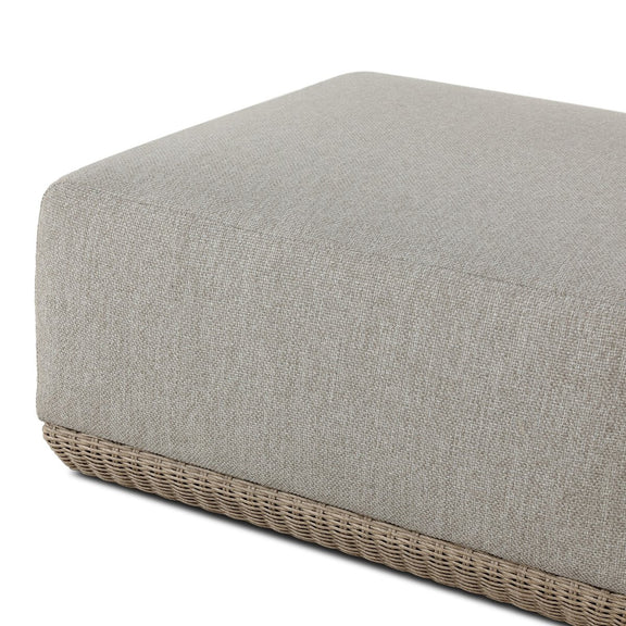 Evander Outdoor Ottoman Piece