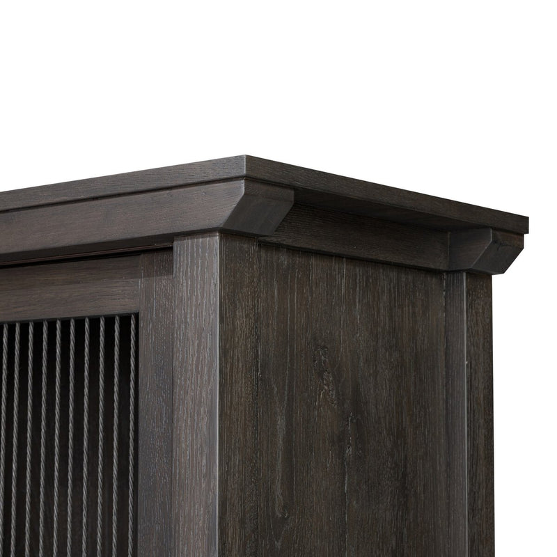 Tuscola Cabinet - Smoked Black Veneer