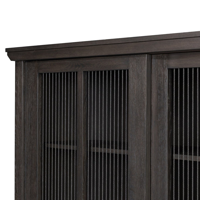 Tuscola Cabinet - Smoked Black Veneer