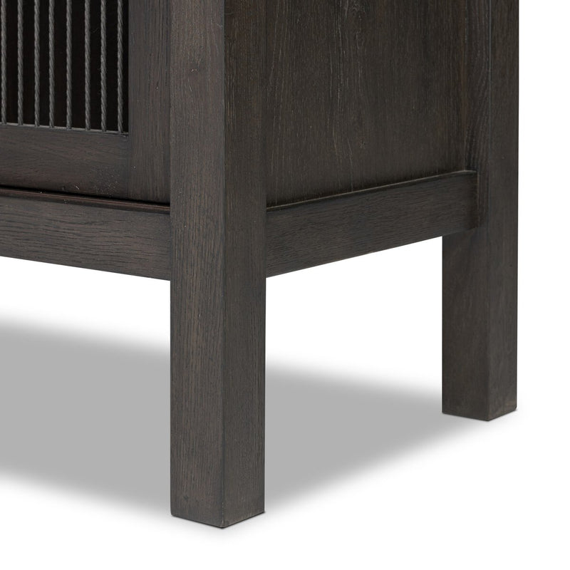 Tuscola Cabinet - Smoked Black Veneer