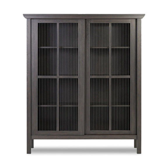 Tuscola Cabinet - Smoked Black Veneer