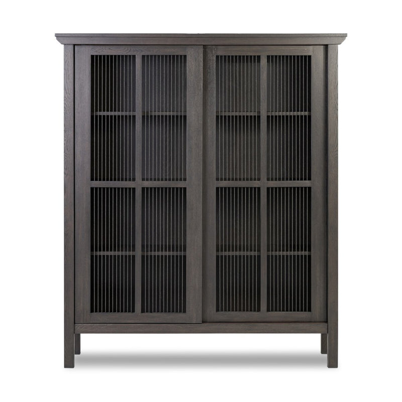 Tuscola Cabinet - Smoked Black Veneer