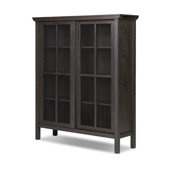 Tuscola Cabinet - Smoked Black Veneer