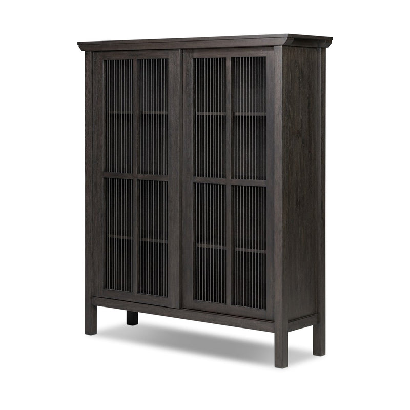 Tuscola Cabinet - Smoked Black Veneer