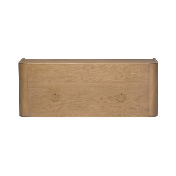 Kiran Media Console - Sandy Oak Veneer