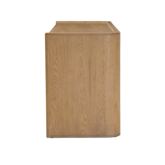 Kiran Media Console - Sandy Oak Veneer