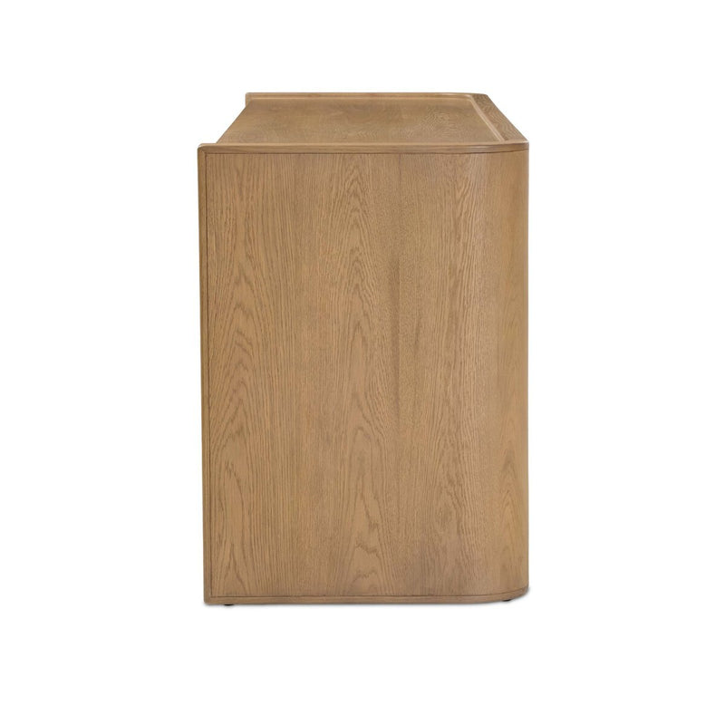 Kiran Media Console - Sandy Oak Veneer