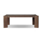 Soho Outdoor Dining Table - Stained Saddle Brown