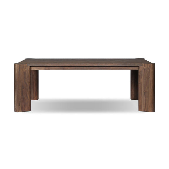 Soho Outdoor Dining Table - Stained Saddle Brown