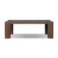 Soho Outdoor Dining Table - Stained Saddle Brown