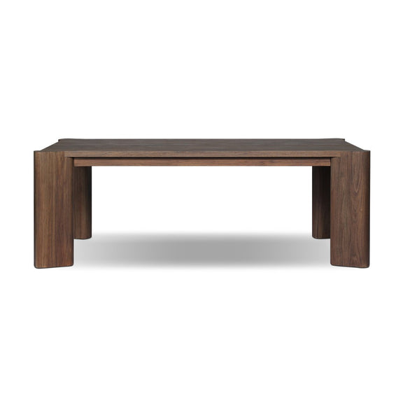 Soho Outdoor Dining Table - Stained Saddle Brown