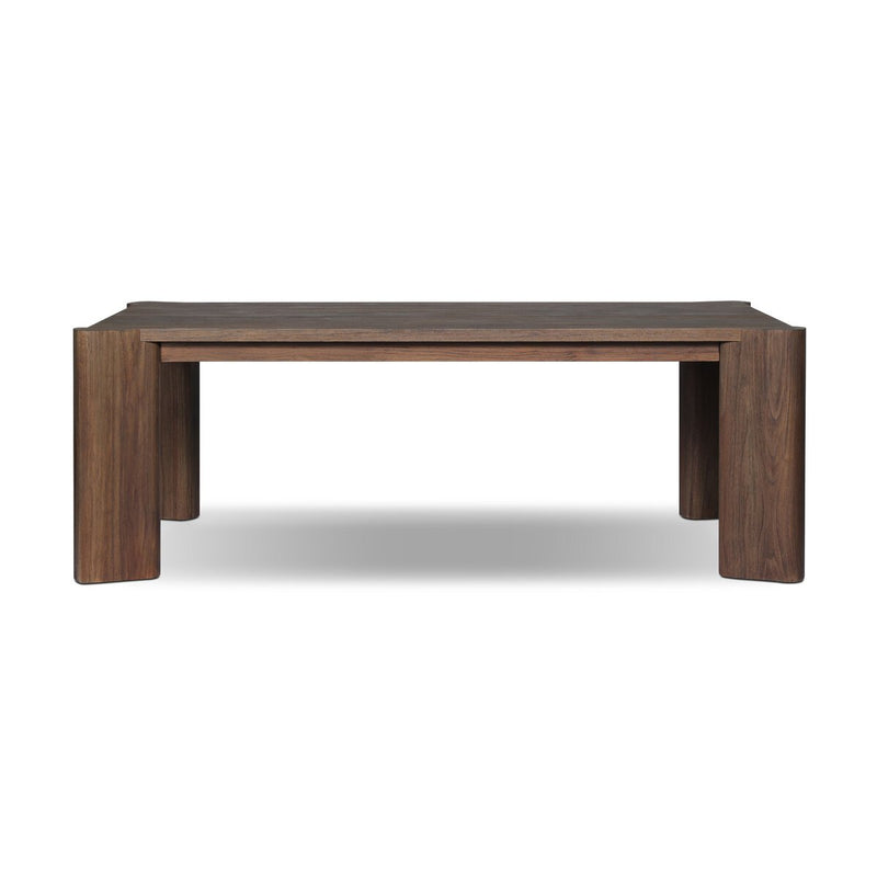 Soho Outdoor Dining Table - Stained Saddle Brown