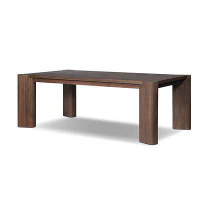 Soho Outdoor Dining Table - Stained Saddle Brown