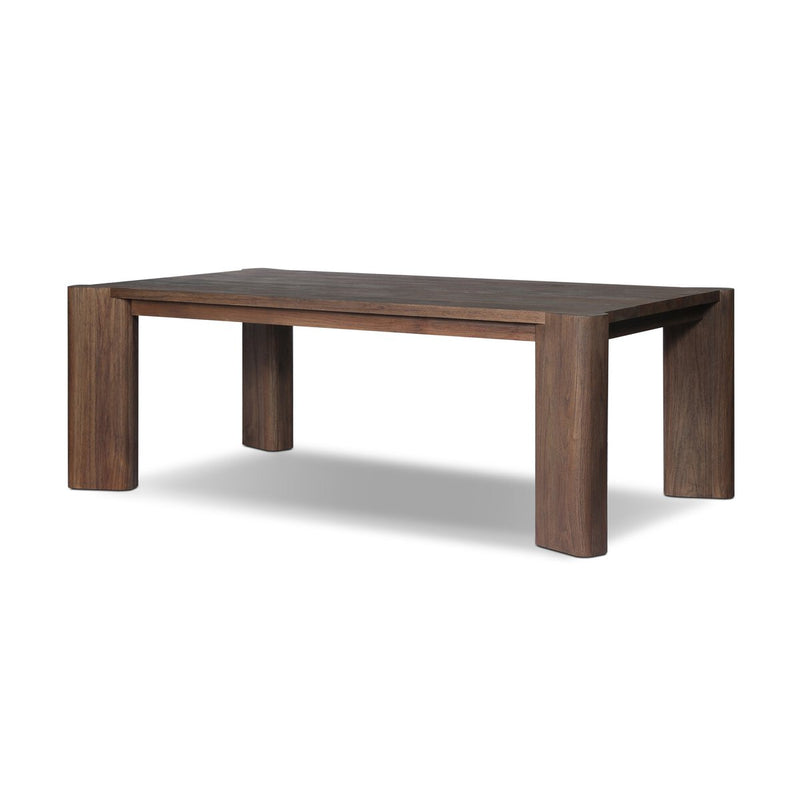 Soho Outdoor Dining Table - Stained Saddle Brown