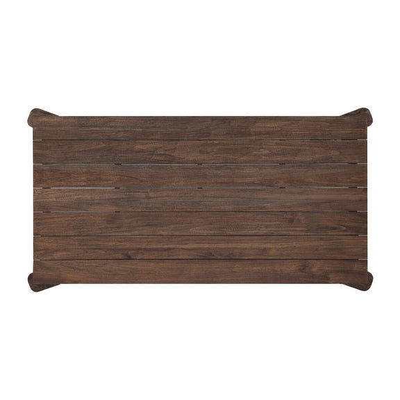 Soho Outdoor Dining Table - Stained Saddle Brown
