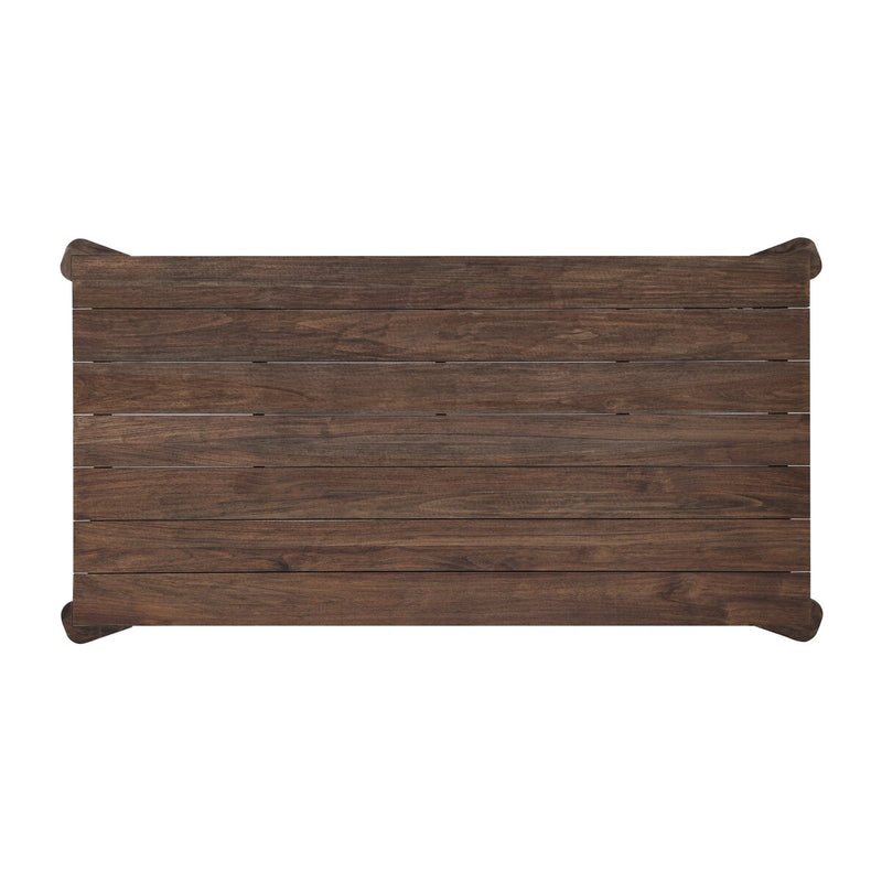 Soho Outdoor Dining Table - Stained Saddle Brown