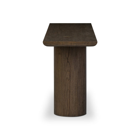 Bevie Console Table - Brown Oak
