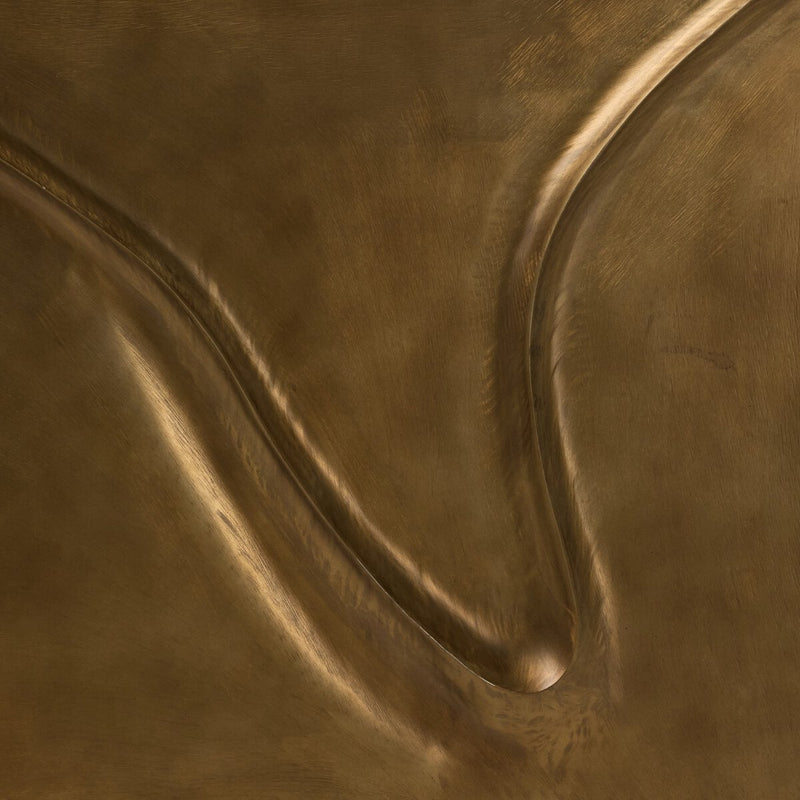 Ozias Metal Wall Panel - Smooth Golden