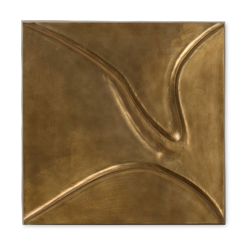 Ozias Metal Wall Panel - Smooth Golden