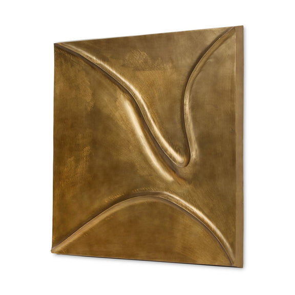 Ozias Metal Wall Panel - Smooth Golden