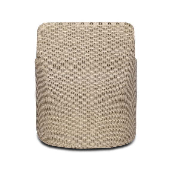 Blaire Outdoor Swivel Chair - Vintage White