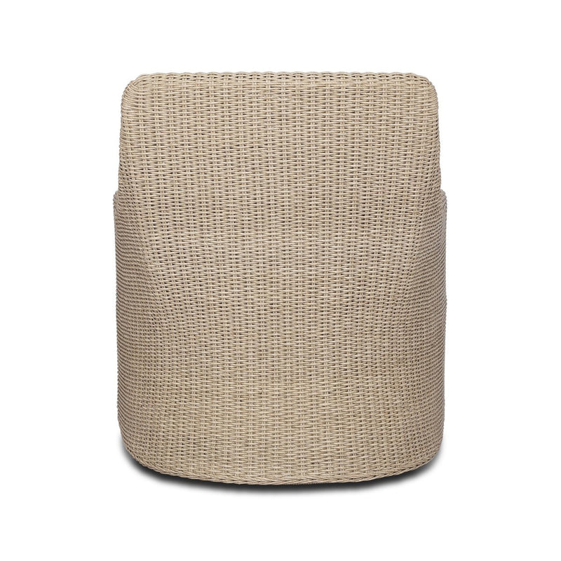 Blaire Outdoor Swivel Chair - Vintage White