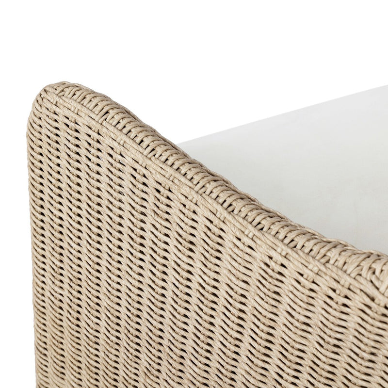 Blaire Outdoor Swivel Chair - Vintage White
