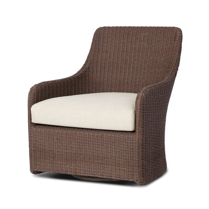 Blaire Outdoor Swivel Chair - Tanned Weave